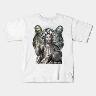 Jesus Christ savior of the world Kids T-Shirt